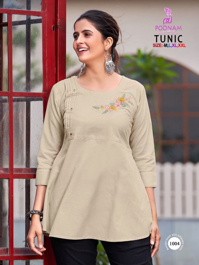 Poonam Tunic Premium Wear Ladies Top Catalog
